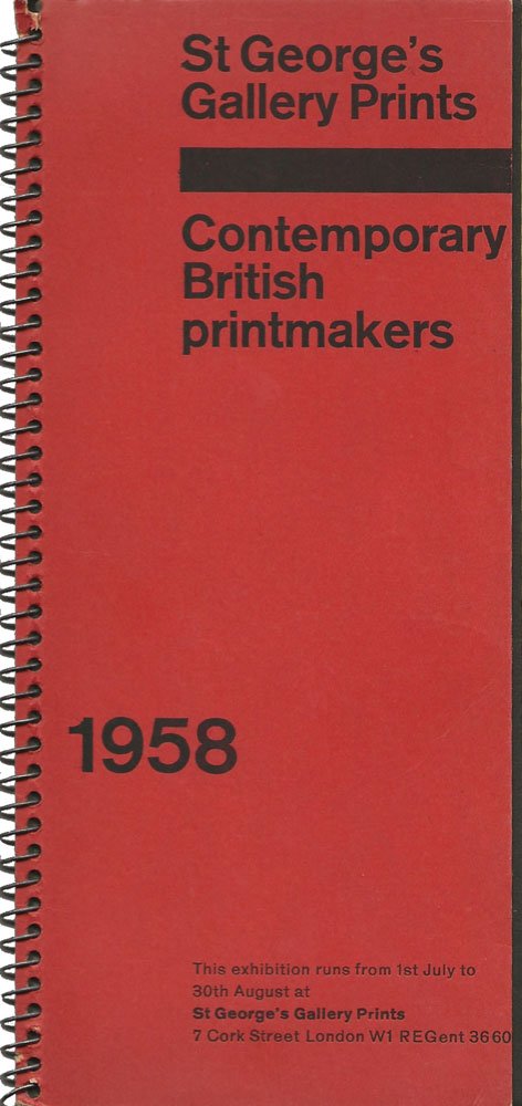 St George's Gallery Prints — Contemporary British Printmakers 1958