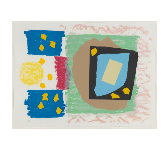 Fête Champêtre — Alistair Grant, lithograph and silk-screen, 1996